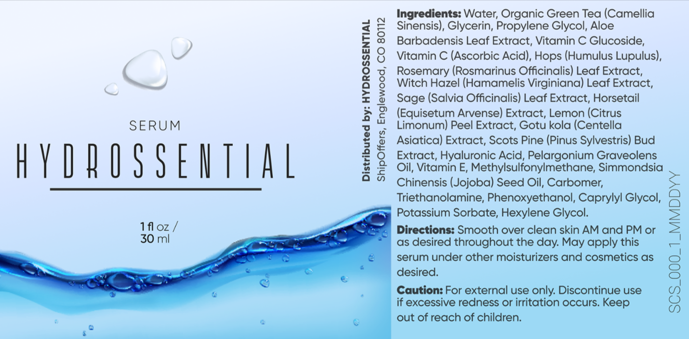 Hydrossential supplement facts